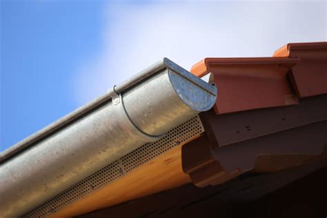 galvanised steel guttering